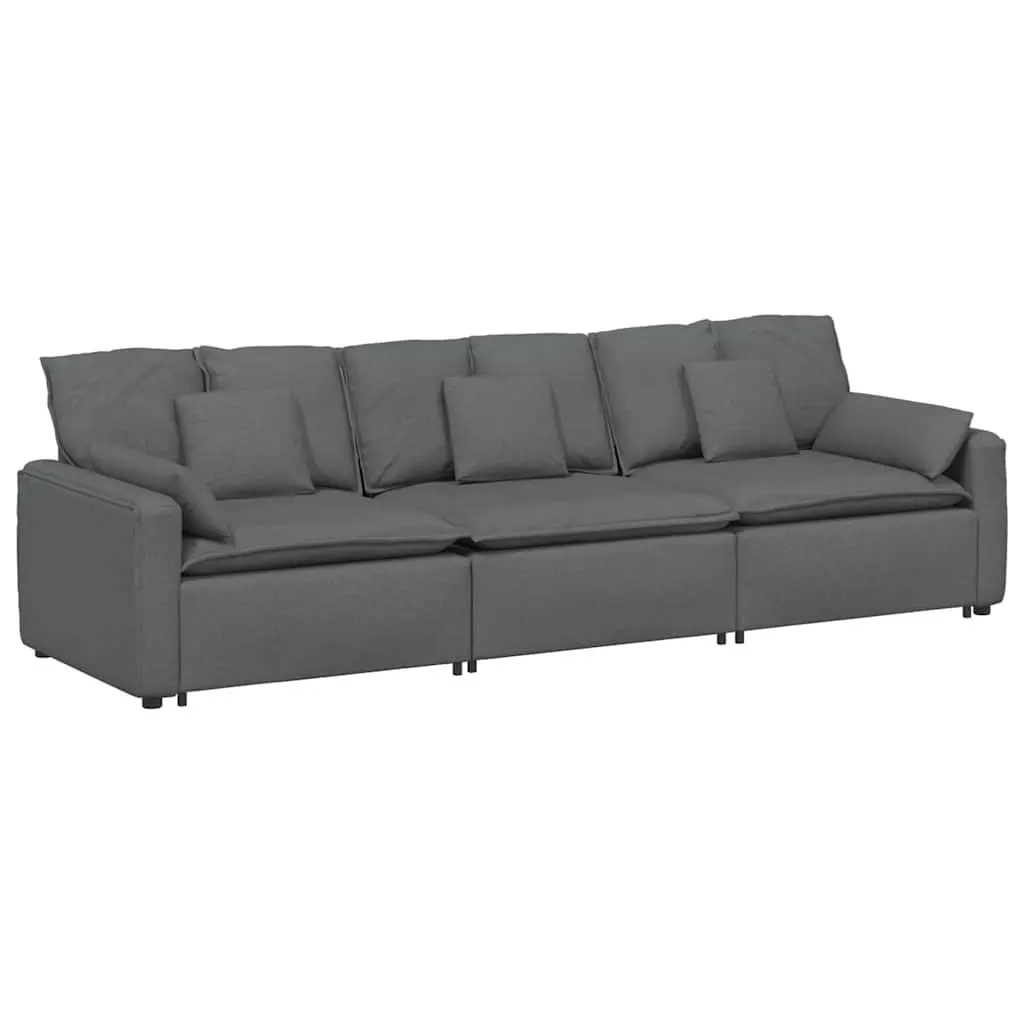 Three-Section Sofa for Family Gatherings