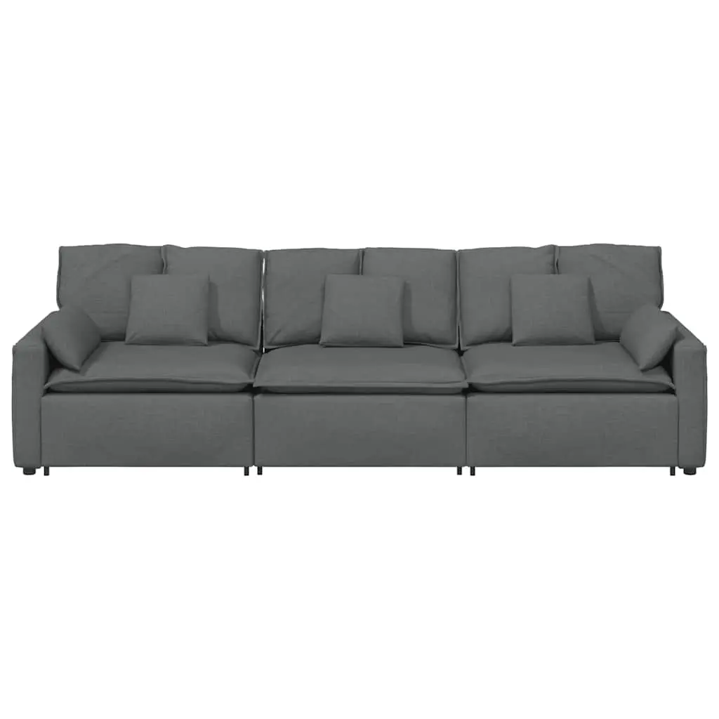 Three-Section Sofa for Family Gatherings