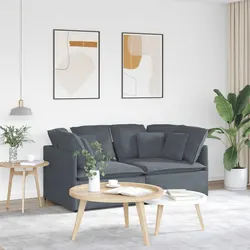 Grey Modular Sofa for Versatile Living Spaces