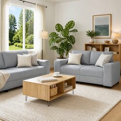 Practical 3 Piece Sofa Set for Living Room Use