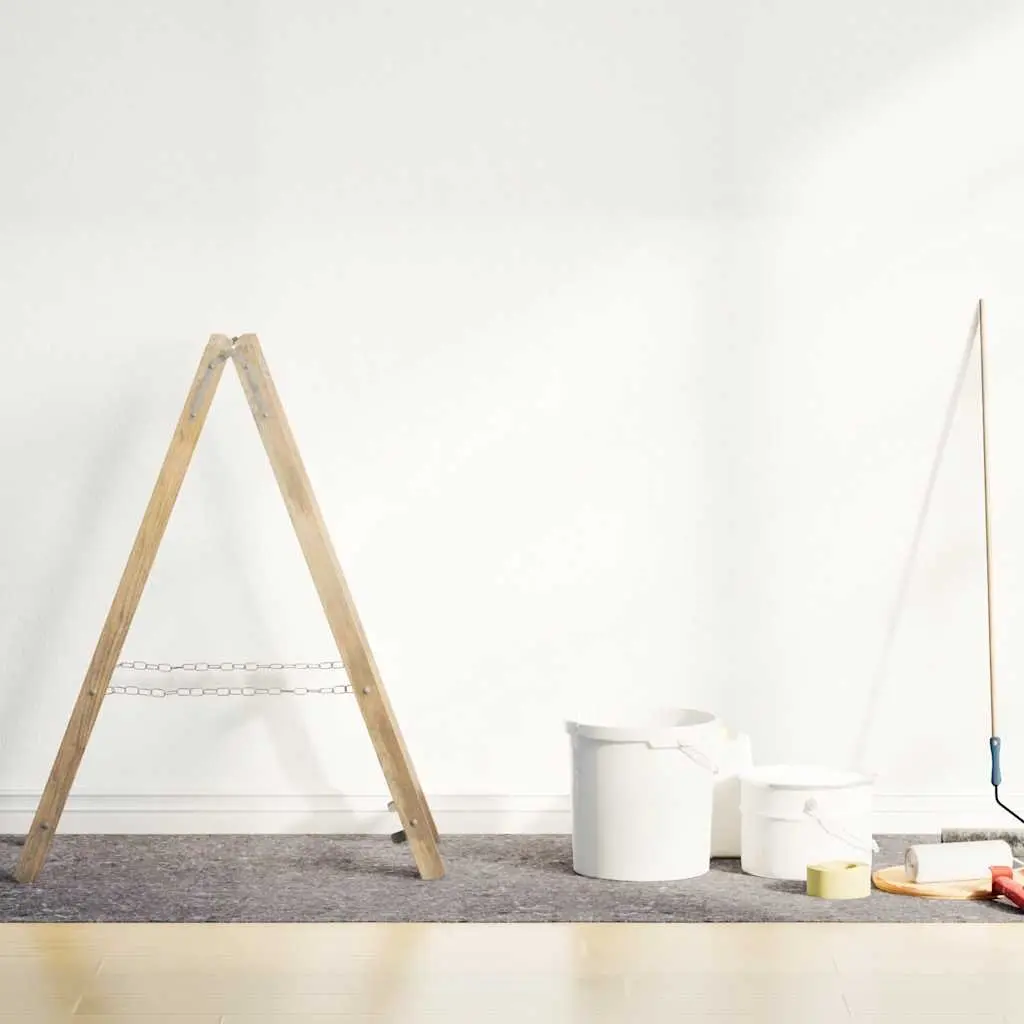 Painter Fleece Floor Protection Non-slip Non-woven Fabric 1m x 10m Grey 2 Piece