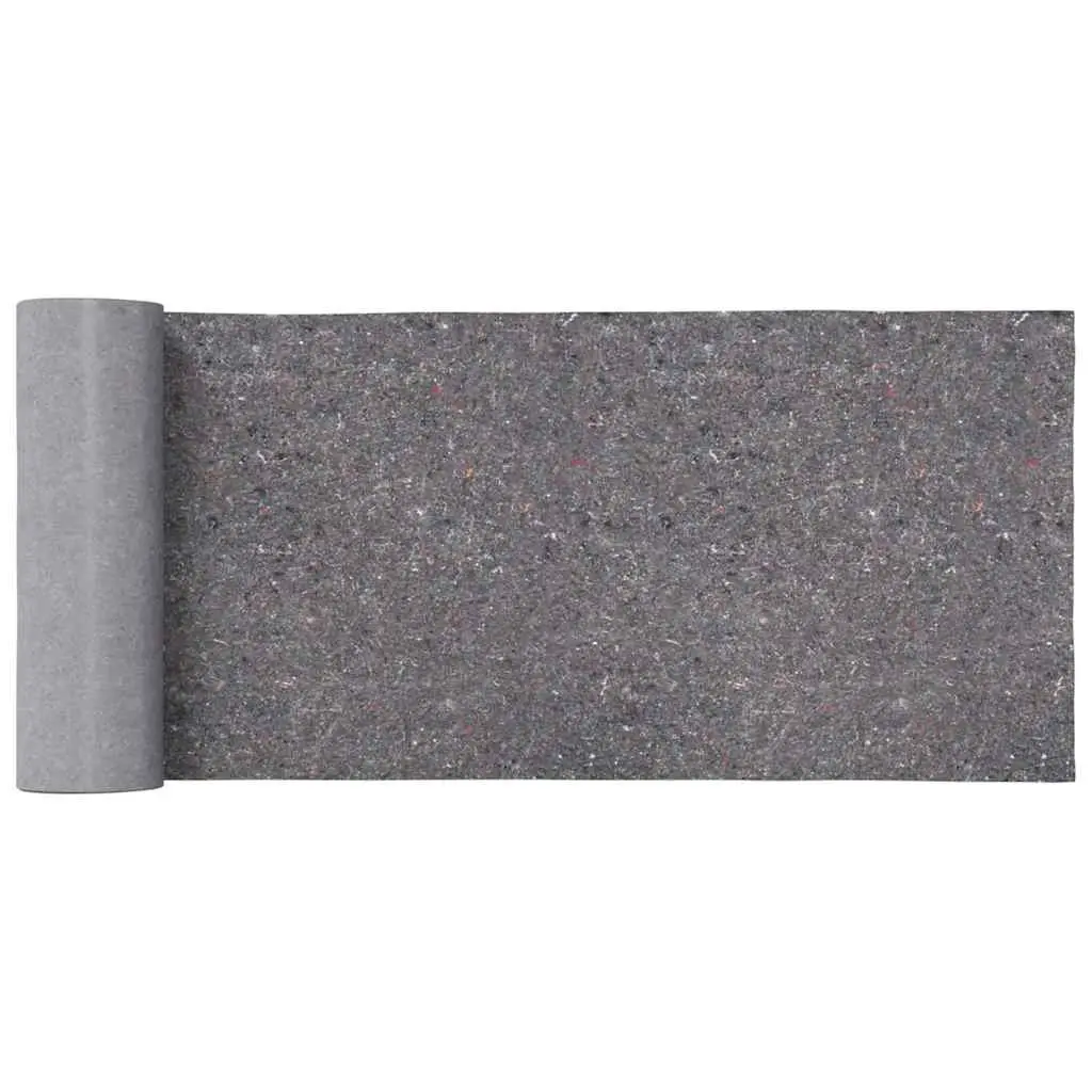 Painter Fleece Roll Non-Slip Grey 50m x 1m Water-Resistant Floor Protection Dust Cover Non-Woven Fabric 2 Pack