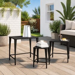 Versatile Stackable Tables for Your Outdoor Areas