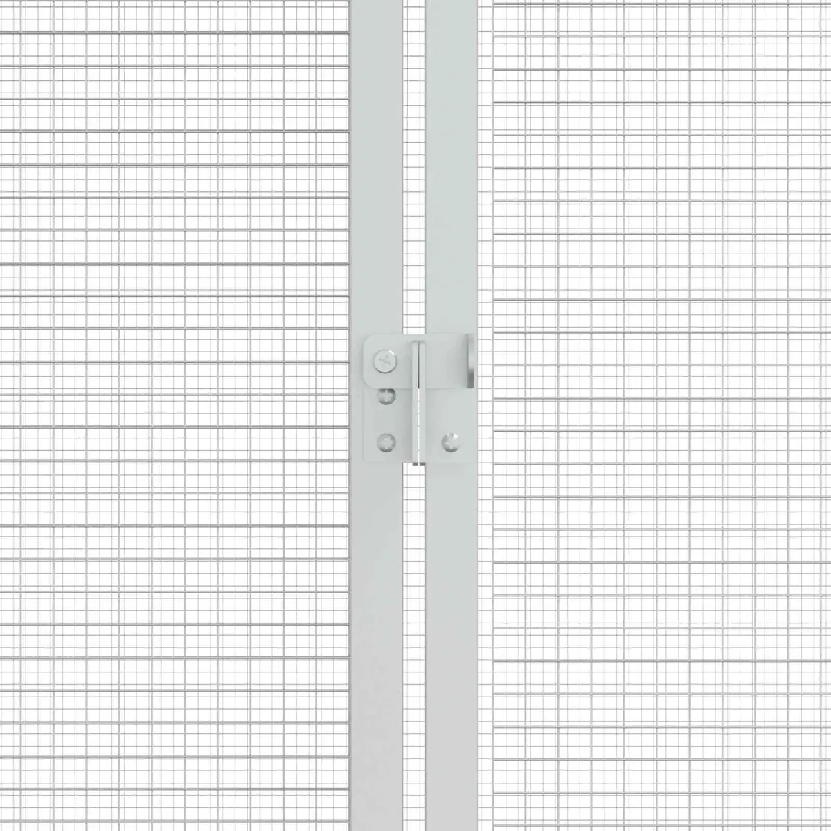 Bird Cage Galvanised Steel Large Rectangular Outdoor Aviary Anthracite 630x103x142cm