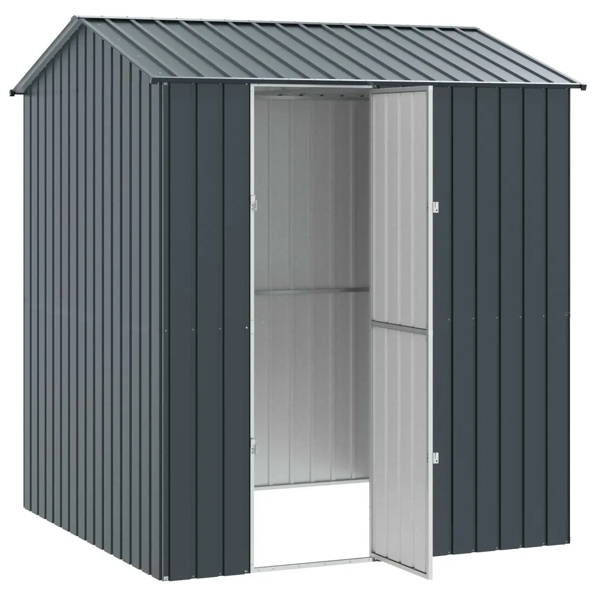 Bird Cage Galvanised Steel Rectangular 215 x 210 x 247 cm Anthracite