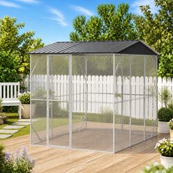 Ideal Bird Cage for Gardens and Terraces with Galvanised Steel
