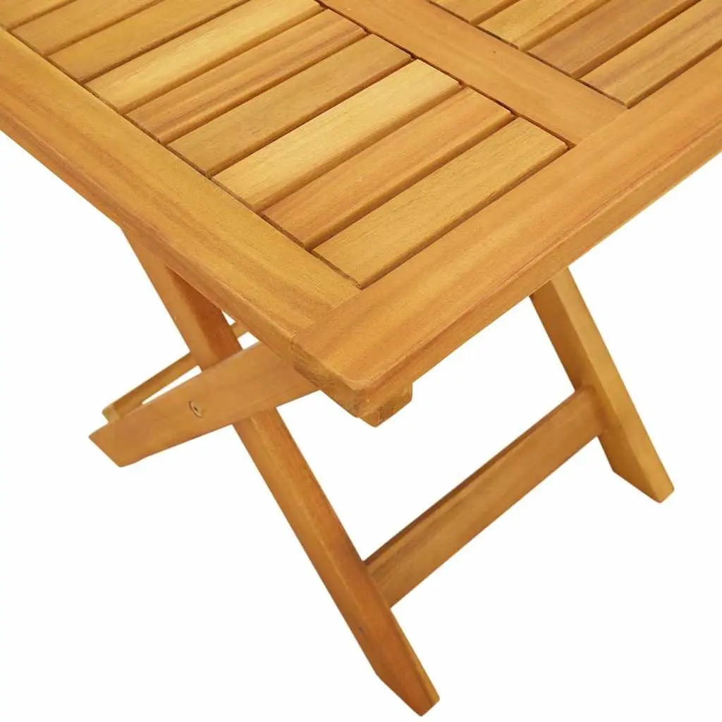 Sun Lounger Acacia Wood Frame Polyester Fabric 3 Piece Outdoor Reclining Chair Set Brown