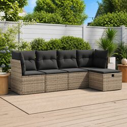 Practical 5-Piece Garden Sofa Set for Outdoor Enjoyment