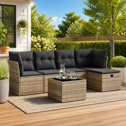 Versatile 6-Piece Garden Sofa Set for Your Outdoor Needs