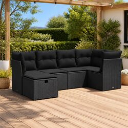 Practical 6-Piece Garden Sofa Set for Outdoor Relaxation