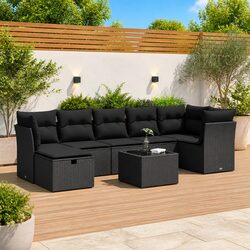 Versatile 8-Piece Outdoor Sofa Set for Any Garden
