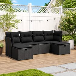 6-Piece Patio Sofa Set for Relaxation and Entertaining