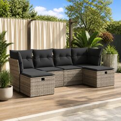 Versatile 6-Piece Garden Sofa Set for Every Outdoor Space
