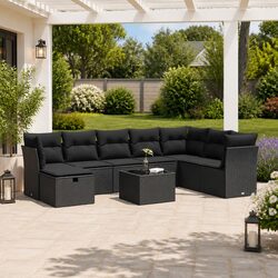 Versatile 9 Piece Sofa Set for Your Outdoor Spaces