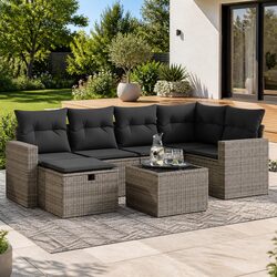 Practical 7 Piece Garden Sofa Set for Everyday Use