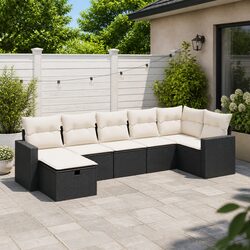7 Piece Outdoor Sofa Set for Relaxing and Entertaining