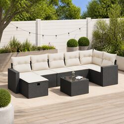 Practical 8 Piece Garden Sofa Set for Your Outdoor Needs
