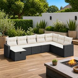 Ideal 8-Piece Garden Sofa Set for Every Outdoor Event