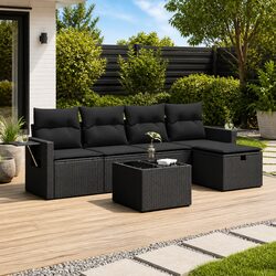 Practical 6-Piece Outdoor Sofa Set for Your Patio