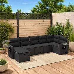 Practical 7 Piece Garden Sofa Set for Outdoor Gatherings