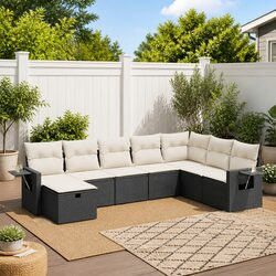 Practical Solutions with an 8-Piece Garden Sofa Set