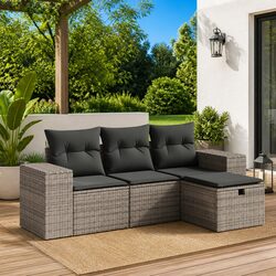 Versatile Grey Garden Sofa Set for Your Outdoor Living