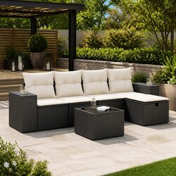 6-Piece Garden Sofa Set for Outdoor Living
