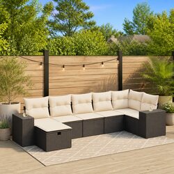 Practical 7-Piece Garden Sofa Set for Any Outdoor Setting