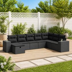 Functional Modular 8-Piece Outdoor Furniture Set