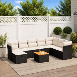 Practical 9 Piece Garden Sofa Set for Any Outdoor Space