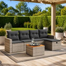 Practical 6-Piece Garden Sofa Set for Every Outdoor Occasion