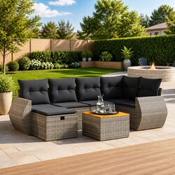 Practical 7-Piece Garden Sofa Set for Your Outdoor Needs