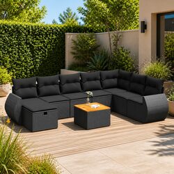 Ideal 9 Piece Garden Sofa Set for Any Outdoor Area