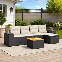 Practical 6-Piece Garden Sofa Set for Any Outdoor Setting