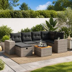 Practical 7 Piece Garden Sofa Set for Real-Life Use