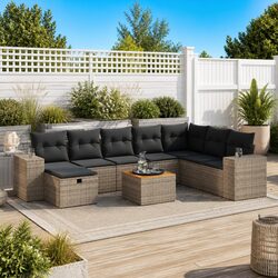 Practical 9 Piece Outdoor Sofa Set for Your Home