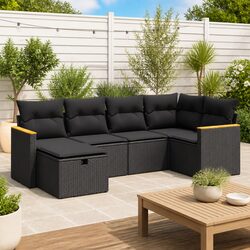 Practical 6 Piece Outdoor Sofa Set for Any Patio