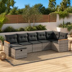 Practical 7-Piece Sofa Set for Your Outdoor Needs