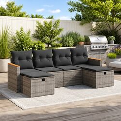 Practical 6-Piece Outdoor Sofa Set for Your Home