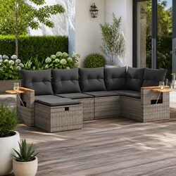 Practical 6-Piece Garden Sofa Set for Your Patio