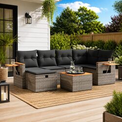 Versatile 7 Piece Garden Sofa Set for Any Outdoor Area