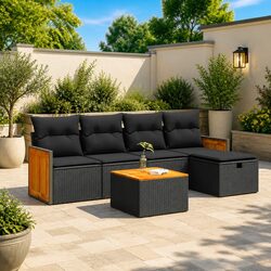 6 Piece Garden Sofa Set: Perfect for Your Backyard Relaxation