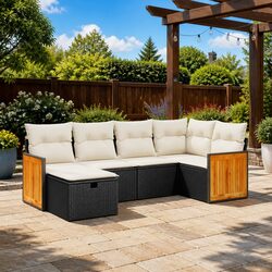 Practical 6 Piece Garden Sofa Set for Your Patio