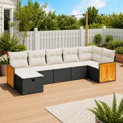Versatile 7 Piece Garden Sofa Set for Outdoor Living