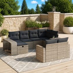 Practical 10-Piece Sofa Set for Your Outdoor Needs