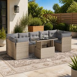 8 Piece Garden Sofa Set - Perfect for Relaxing Outdoors