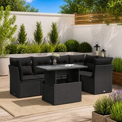 Practical 6-Piece Garden Sofa Set for Your Outdoor Areas