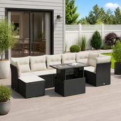 Versatile 8 Piece Garden Sofa Set for Any Outdoor Area