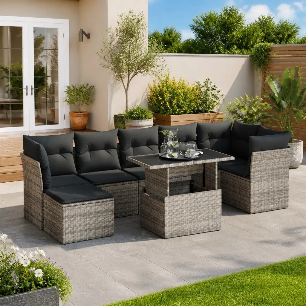 8-Piece Garden Sofa Set for Relaxation and Gatherings