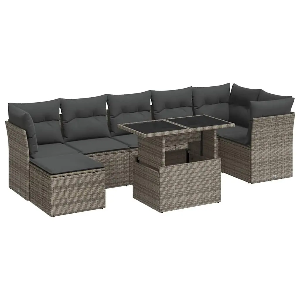 8-Piece Garden Sofa Set for Relaxation and Gatherings